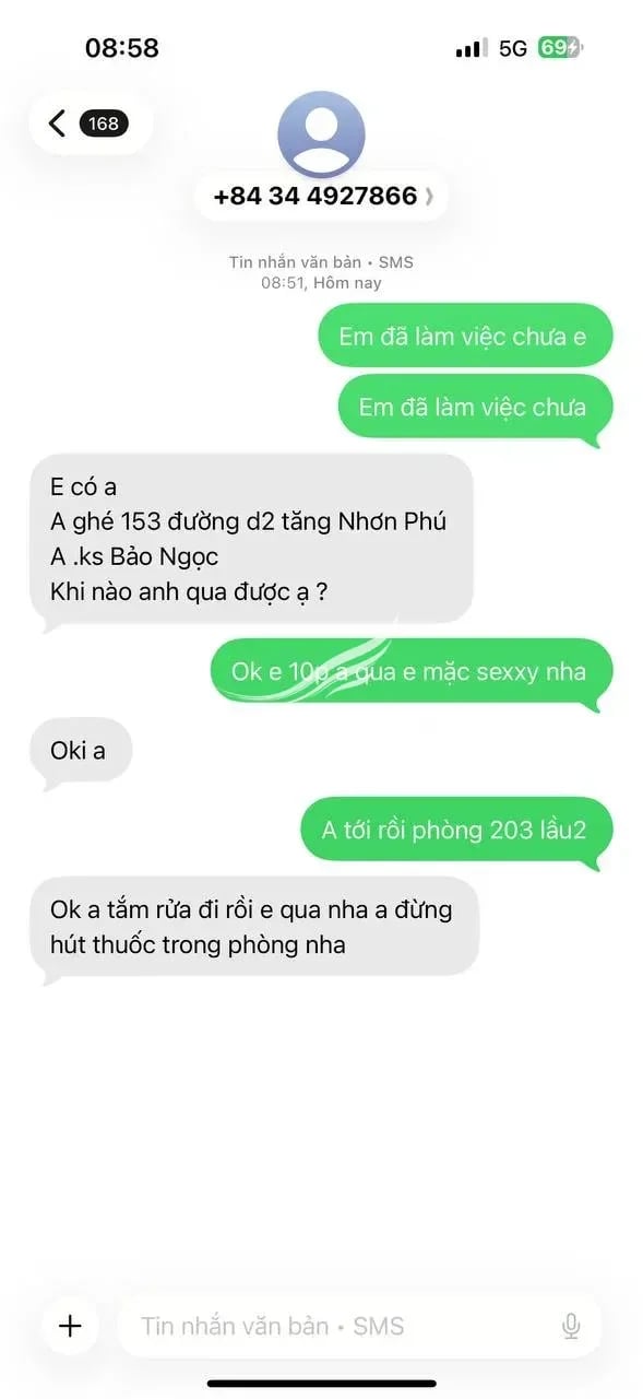 Xinh dâm chiều khách. Dịch vụ full từ A tới Z